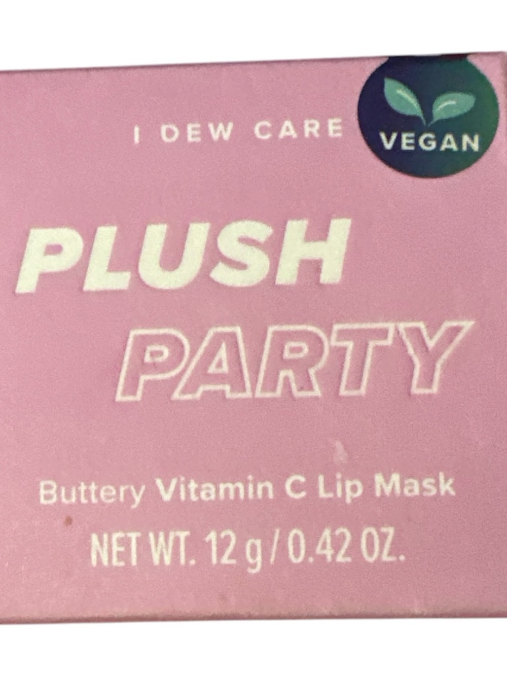 NIBI Dew Care Plush Party Buttery Vitamin C Lip Mask 12g cruelty free vegan